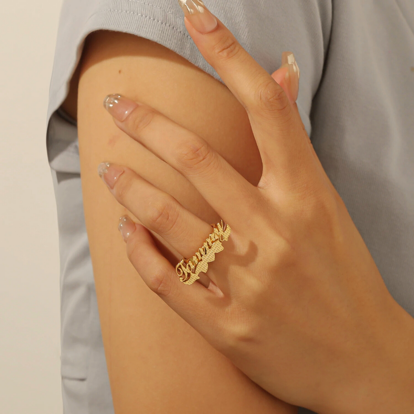 3D Personalized Name Ring