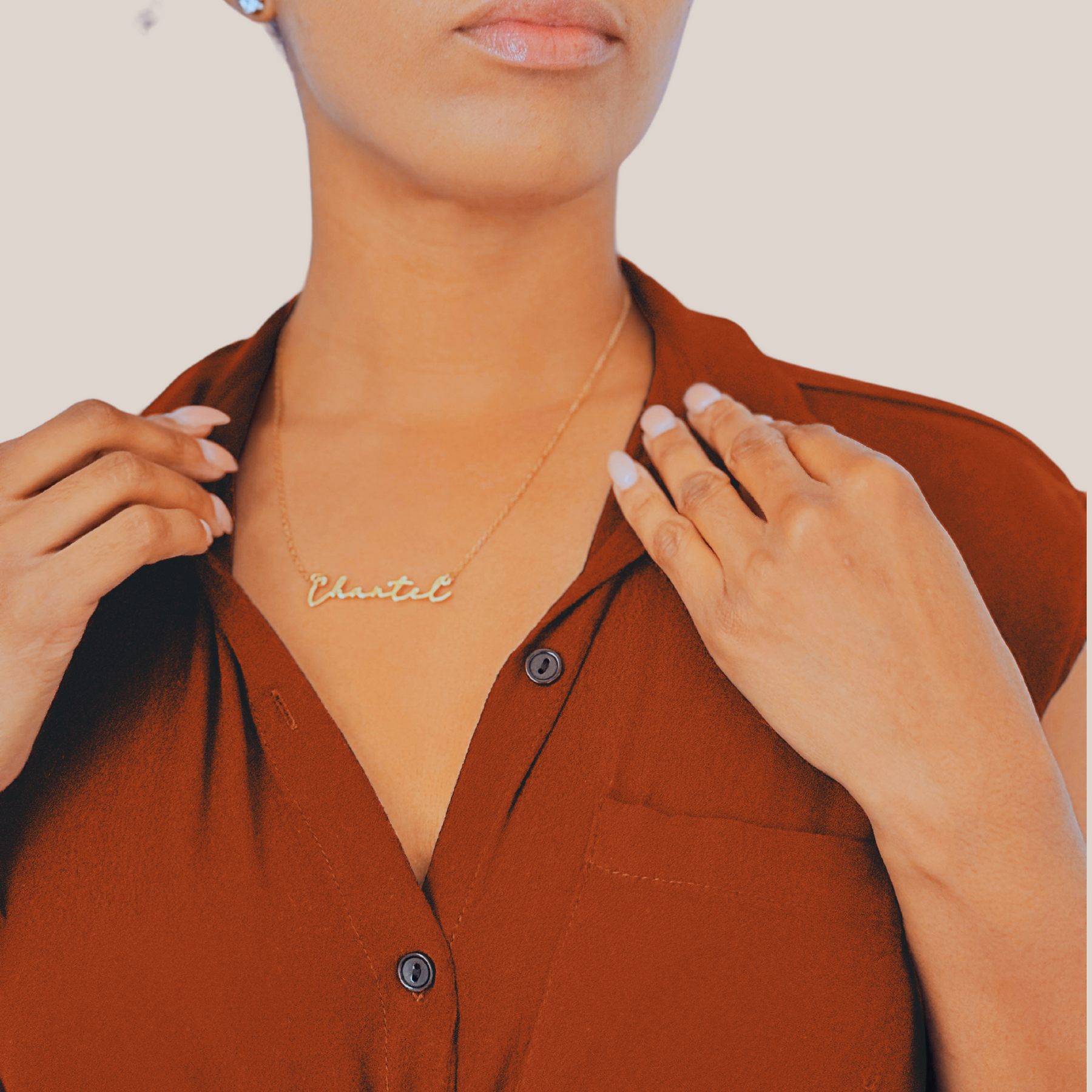 Dainty Signature Name Necklace