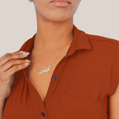 Script Personalized Name Necklace