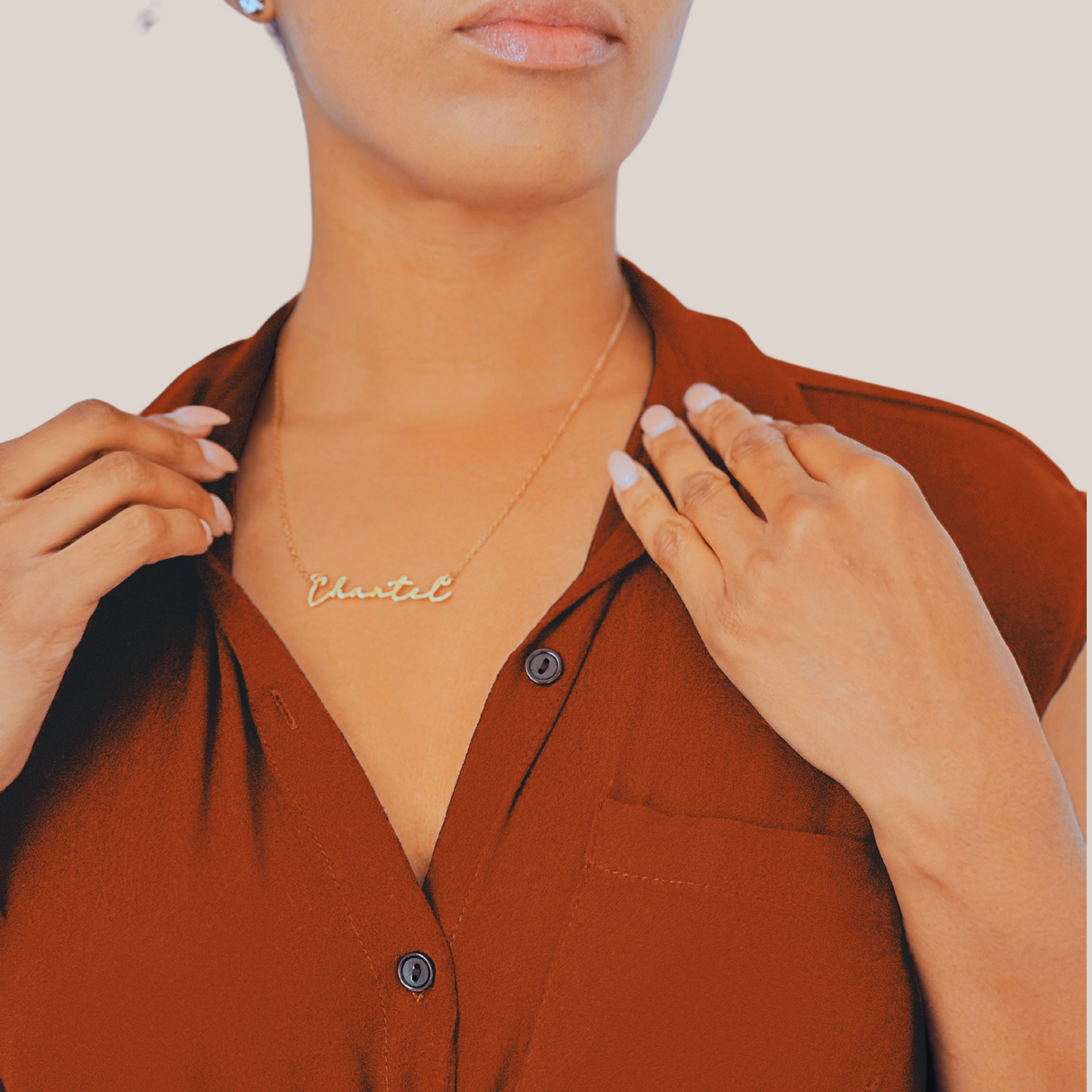 Dainty Signature Name Necklace