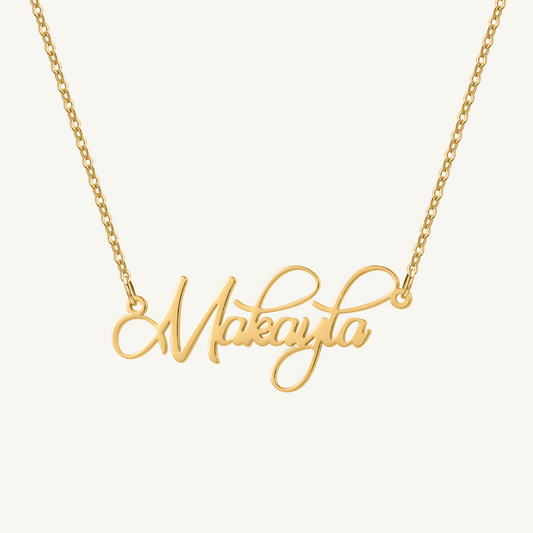 Script Personalized Name Necklace