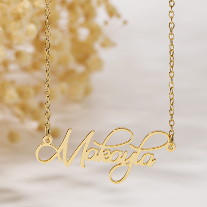 Script Personalized Name Necklace